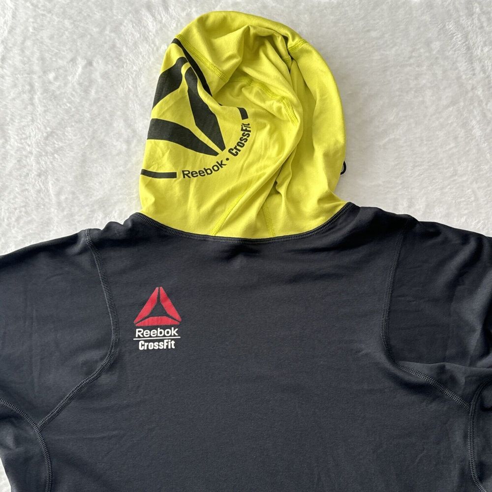 Reebok CrossFit Pullover Men S Athletic Hoodie Long Sleeve Pockets Lightweight - Picture 12 of 14